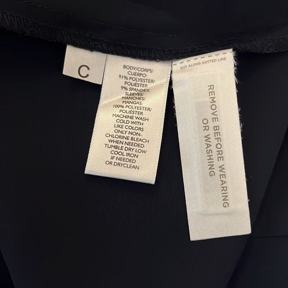 New with tags Ann Taylor Loft Navy Lace Sleeve Dress Sz 6 - Picture 8 of 9